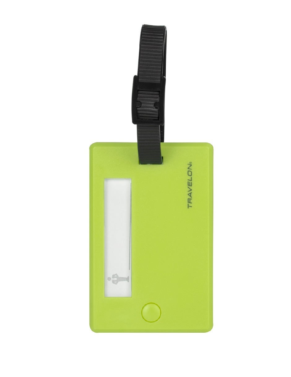 Identificador Luggage forma rectangular de plástico
