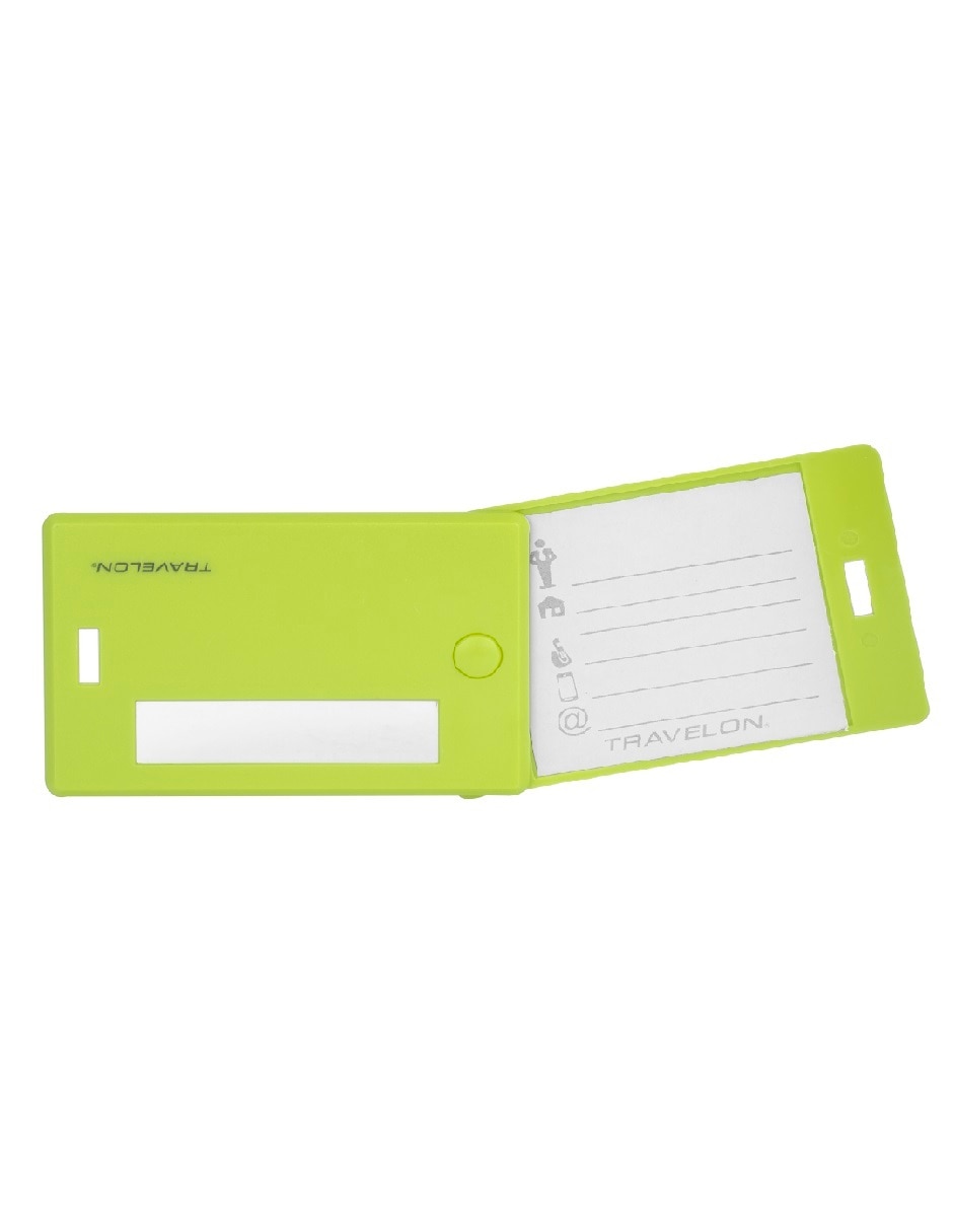 Identificador Luggage forma rectangular de plástico 2