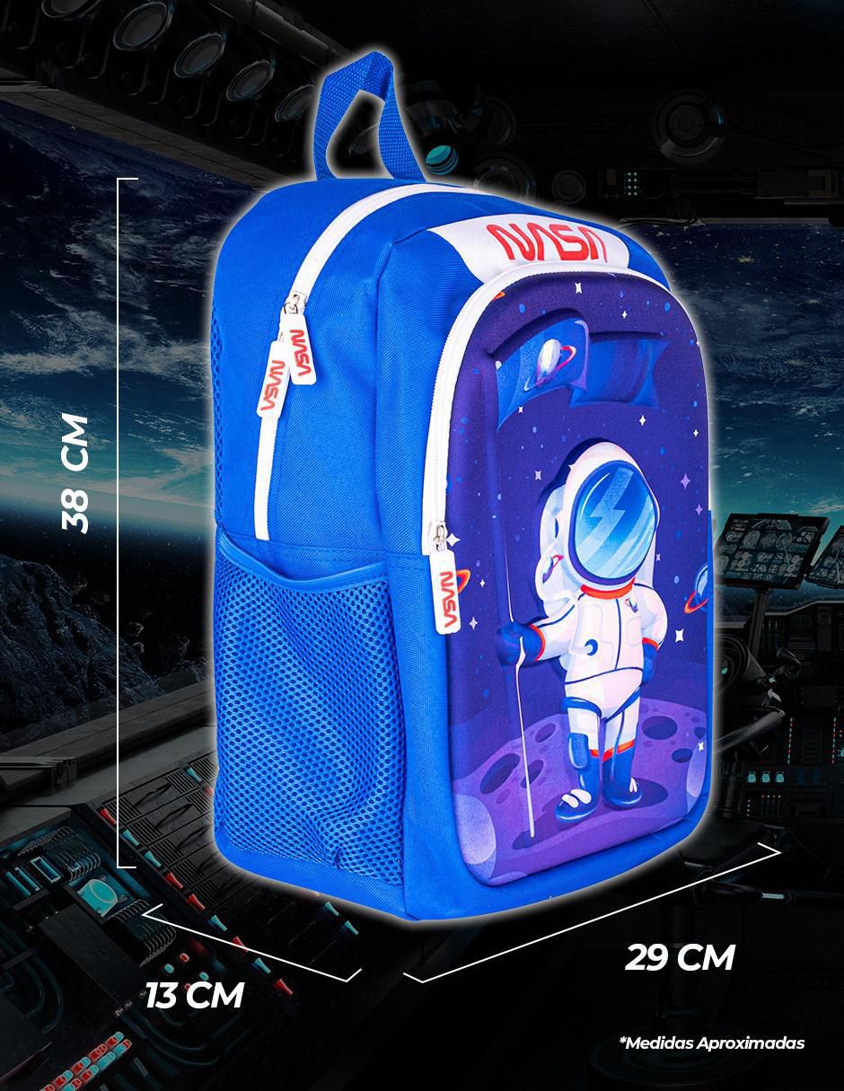 Mochila infantil NASA Astronauta 3D unisex 7