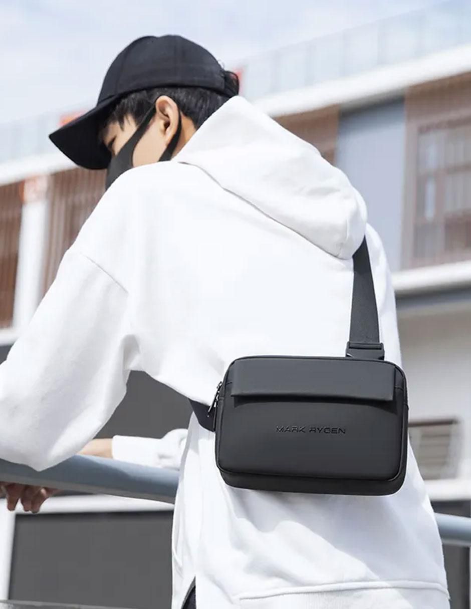 Mochila bandolera impermeable unisex 5