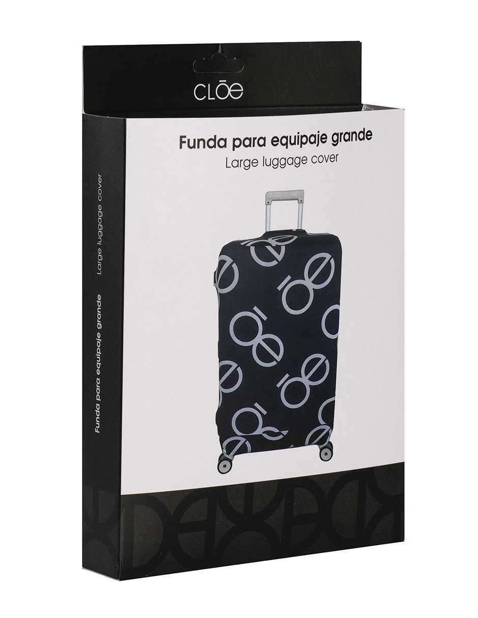 FUNDA MALETA CLOE, NEGRO