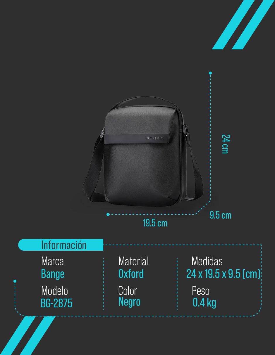 Mochila bandolera impermeable unisex 11