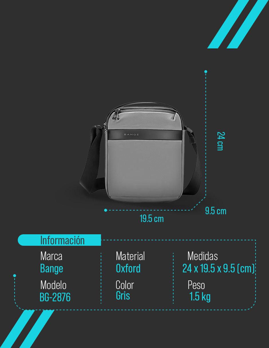 Mochila bandolera impermeable unisex 6