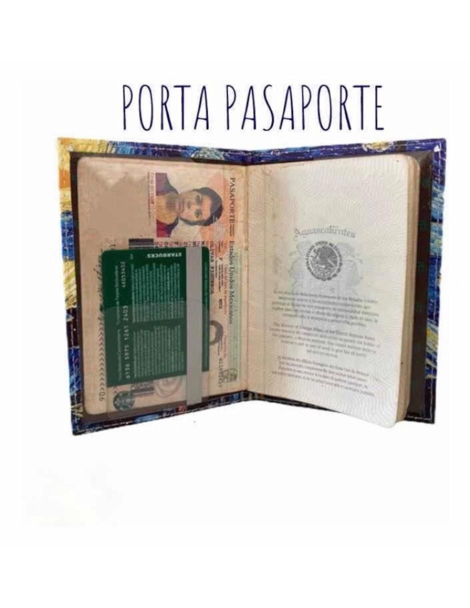 Porta pasaporte Noche Estrellada 3