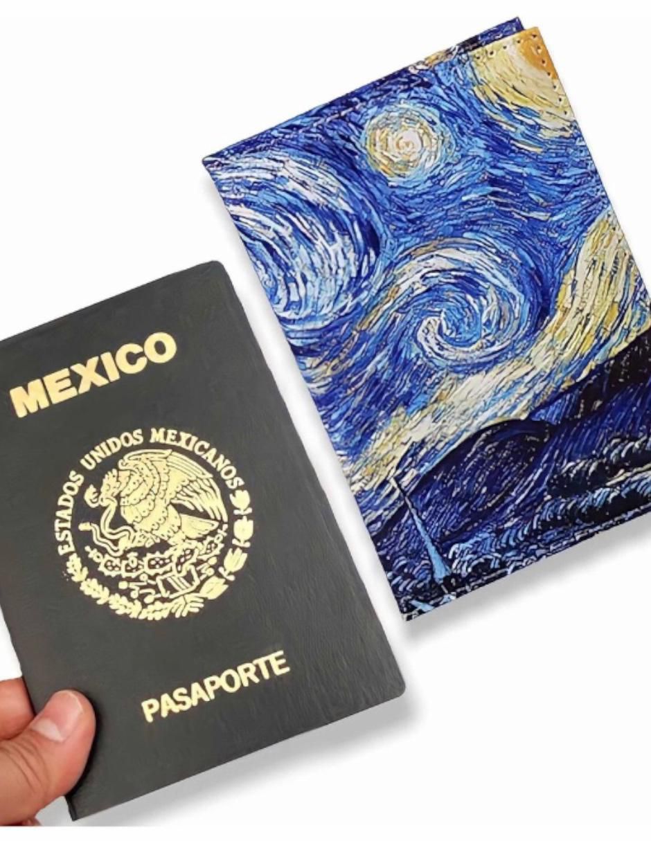 Porta pasaporte Noche Estrellada 6