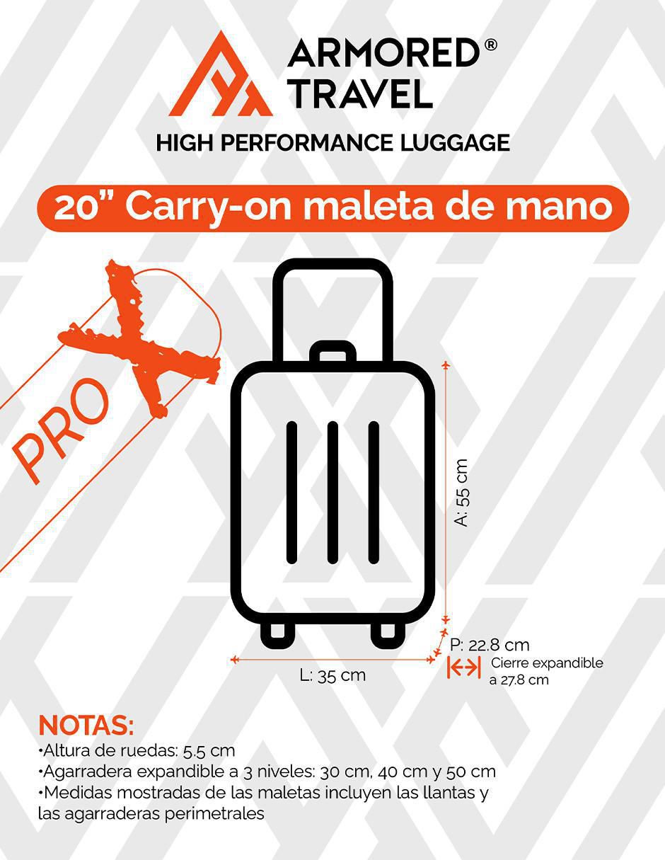 Maleta con ruedas de mano 9