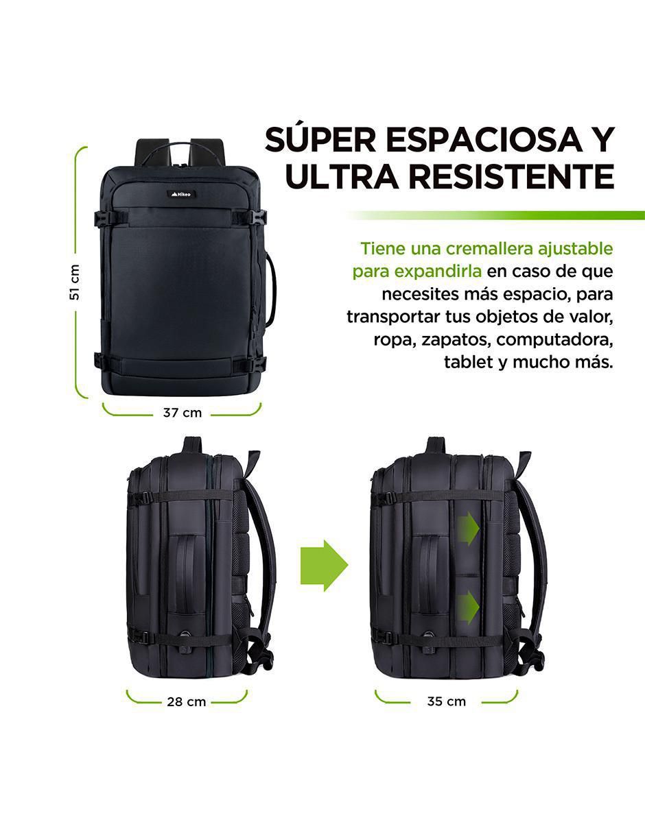 Mochila para viaje impermeable unisex 10