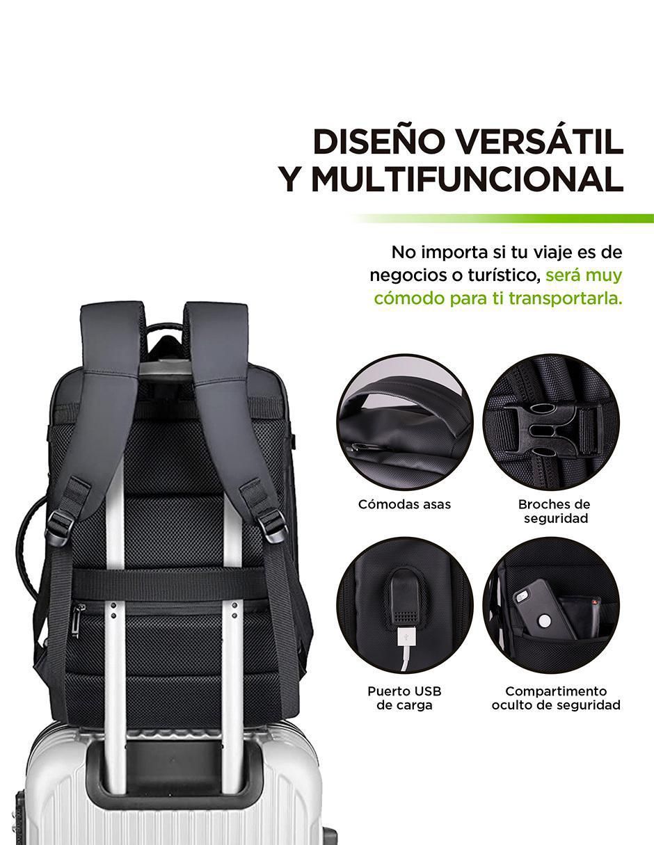 Mochila para viaje impermeable unisex 7