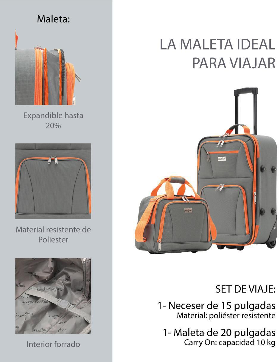 "maleta/set maletas" de viaje fly&trip medellin