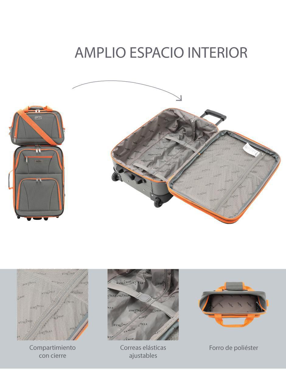 "maleta/set maletas" de viaje fly&trip medellin