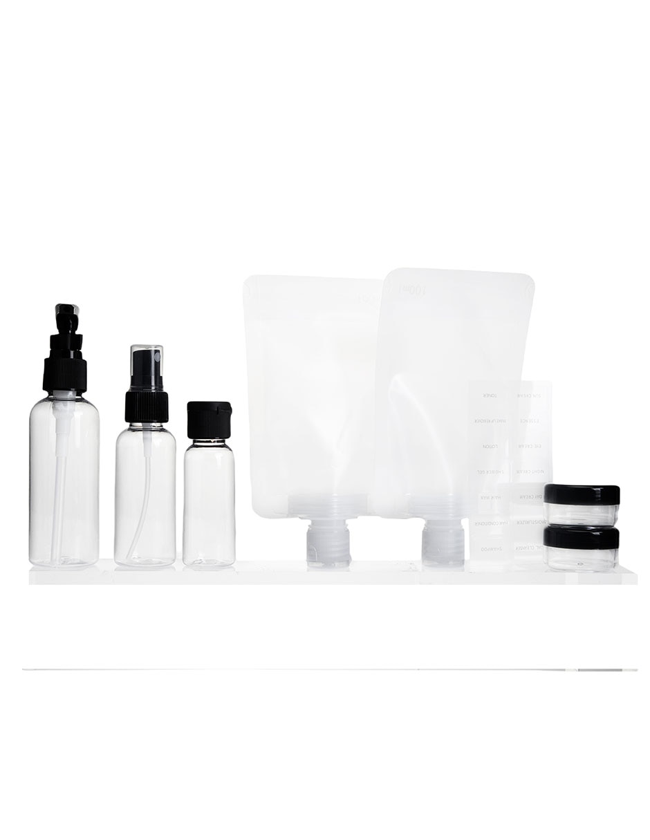 Set de botella para viaje unisex