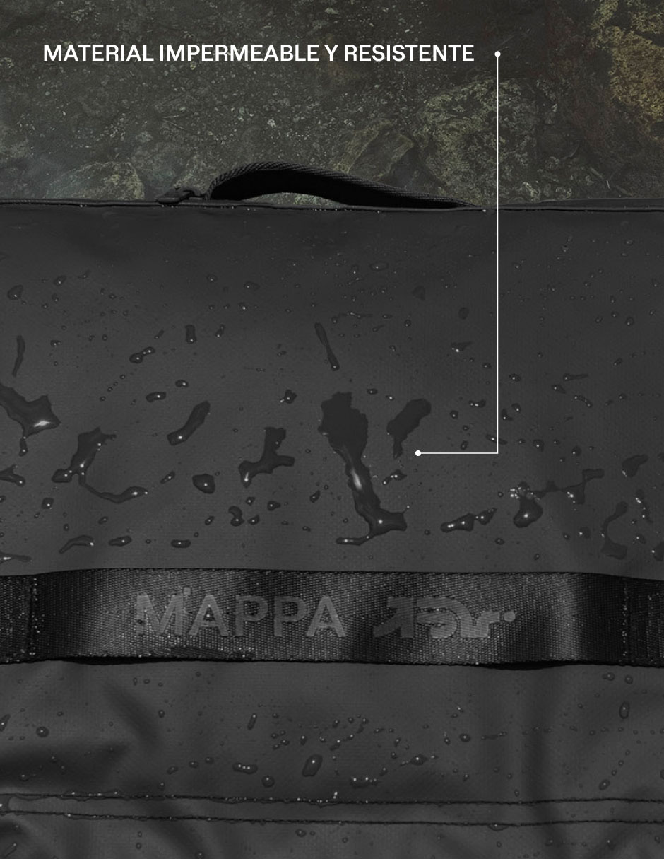 DUFFLE MAPPA ADVENTURES, CH, NEGRO