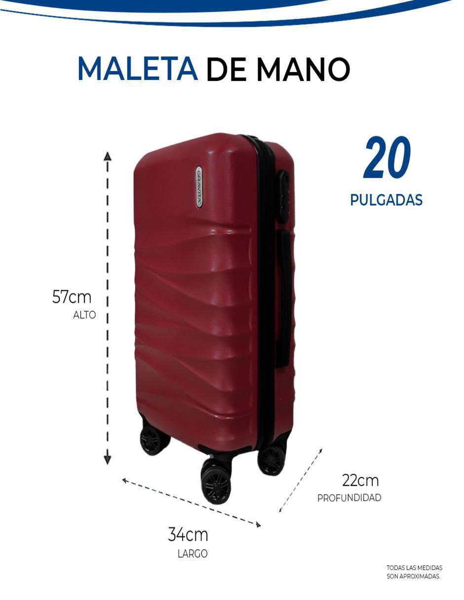 "maleta/set maletas" de viaje gravita con ruedas 360