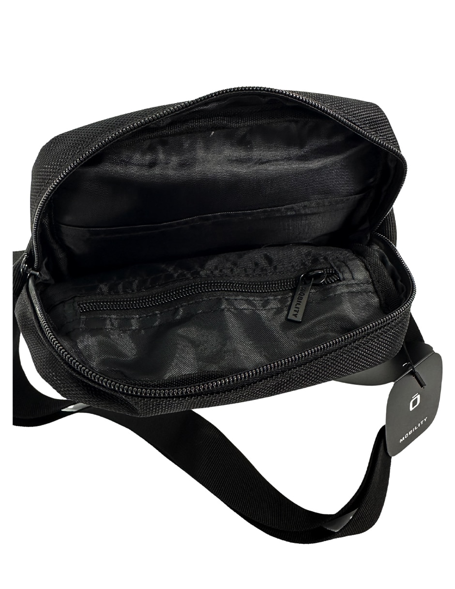 Bolsa shoulder Delmar Noir unisex 4