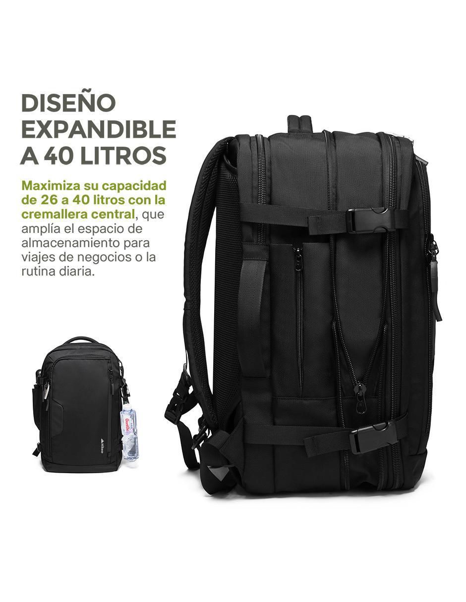Mochila para viaje Expandible Antirrobo impermeable unisex 3