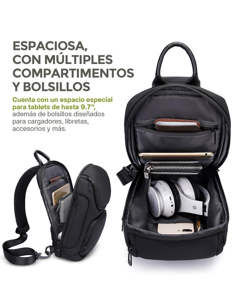 Mochila bandolera impermeable unisex 4