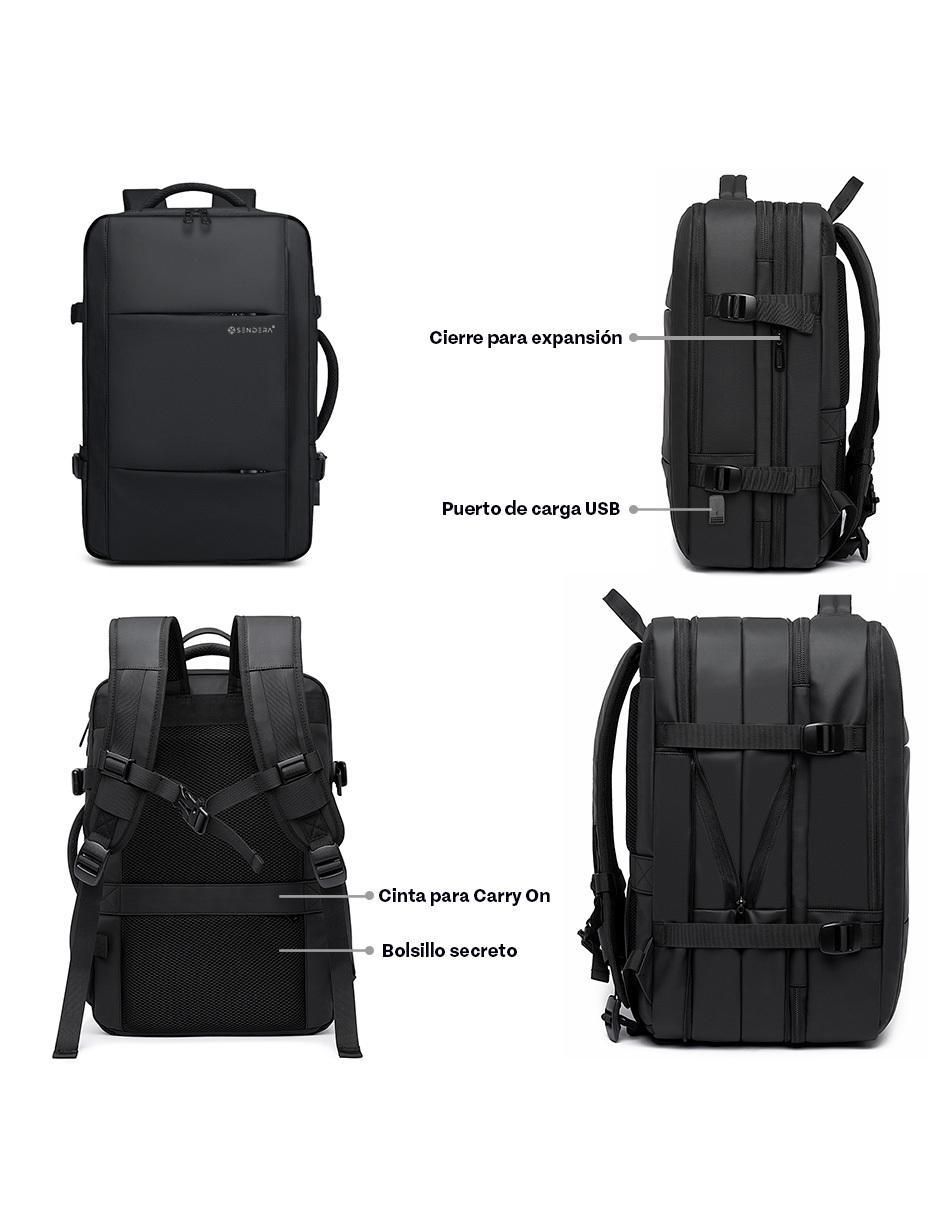 Mochila para viaje impermeable unisex 6