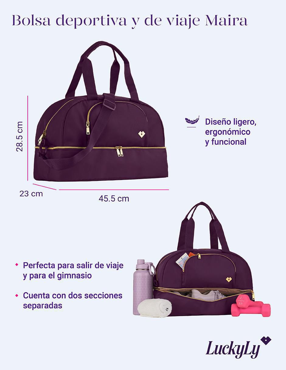 Bolsa duffel Maira para mujer 6