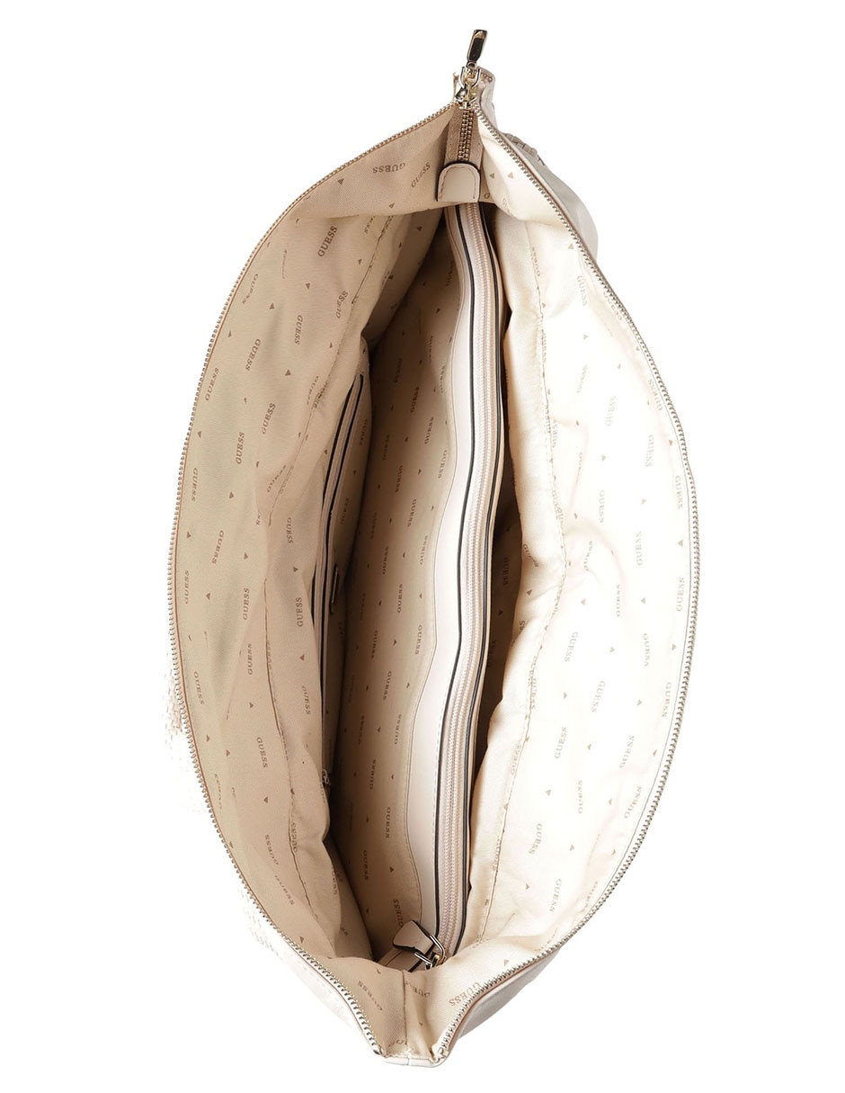 BOLSA FRANCY POLIURETANO, BEIGE GUESS