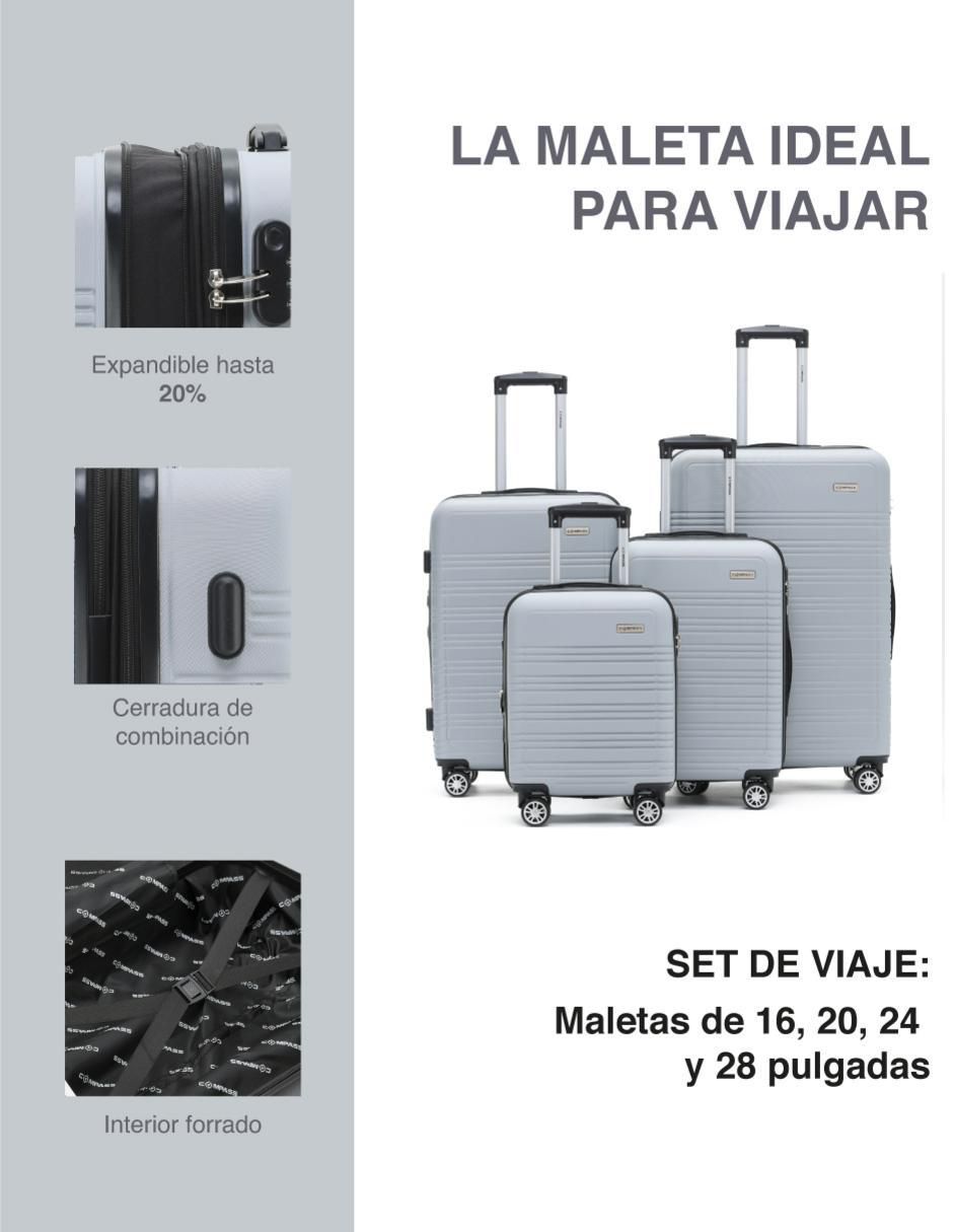 Set maletas de viaje 6