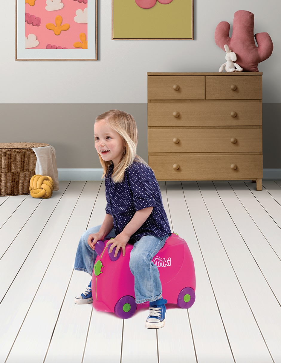 Trunki Trixie Maleta Trunki Rosa Maleta Trunki Trixie Rosa Con Ruedas