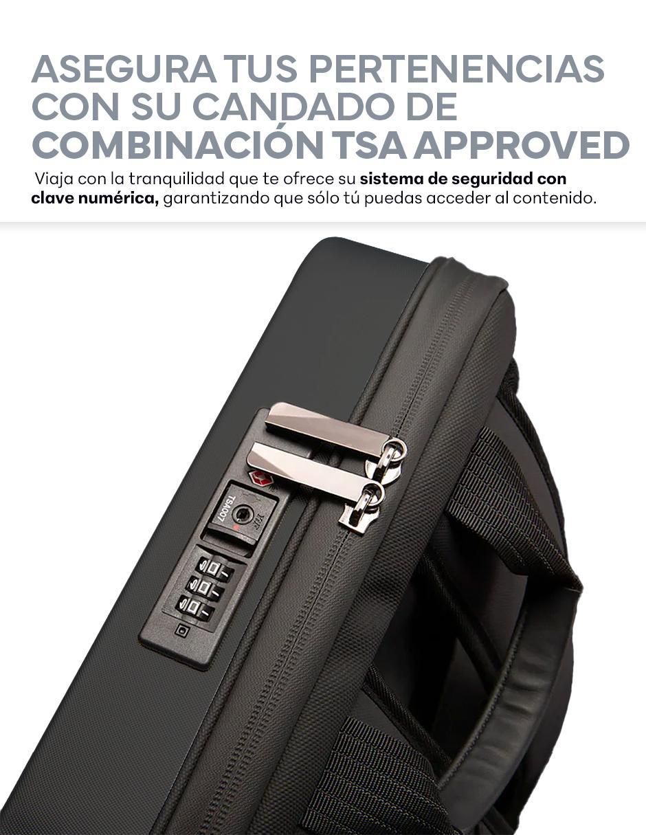 Mochila con portalaptop Antirrobo Ejecutiva impermeable unisex 4