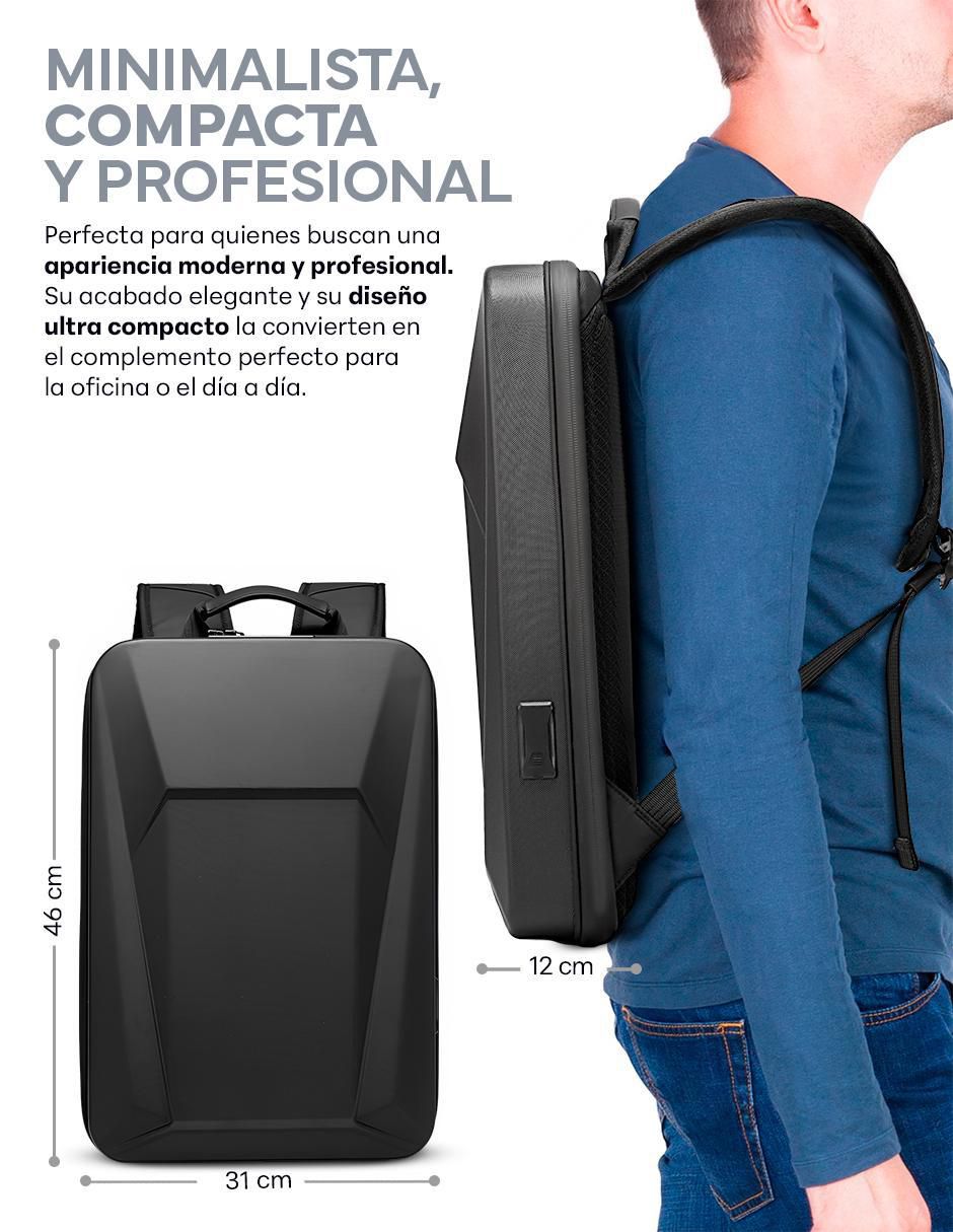 Mochila con portalaptop Antirrobo Ejecutiva impermeable unisex 8