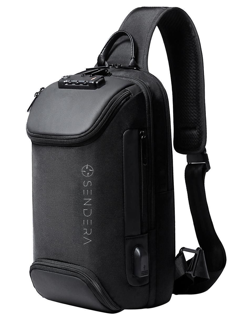 Mochila bandolera Crossbody impermeable unisex