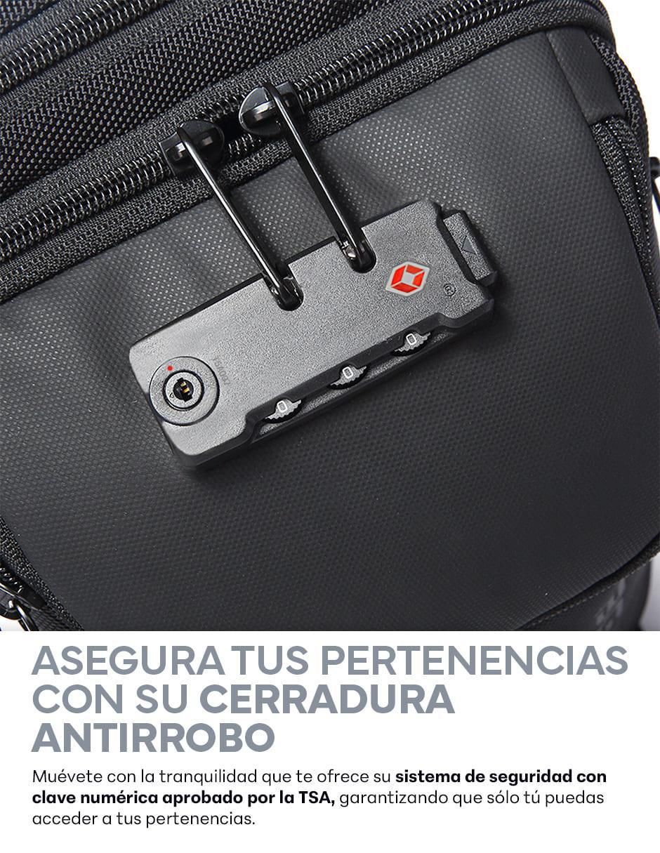 Mochila bandolera Crossbody impermeable unisex 15
