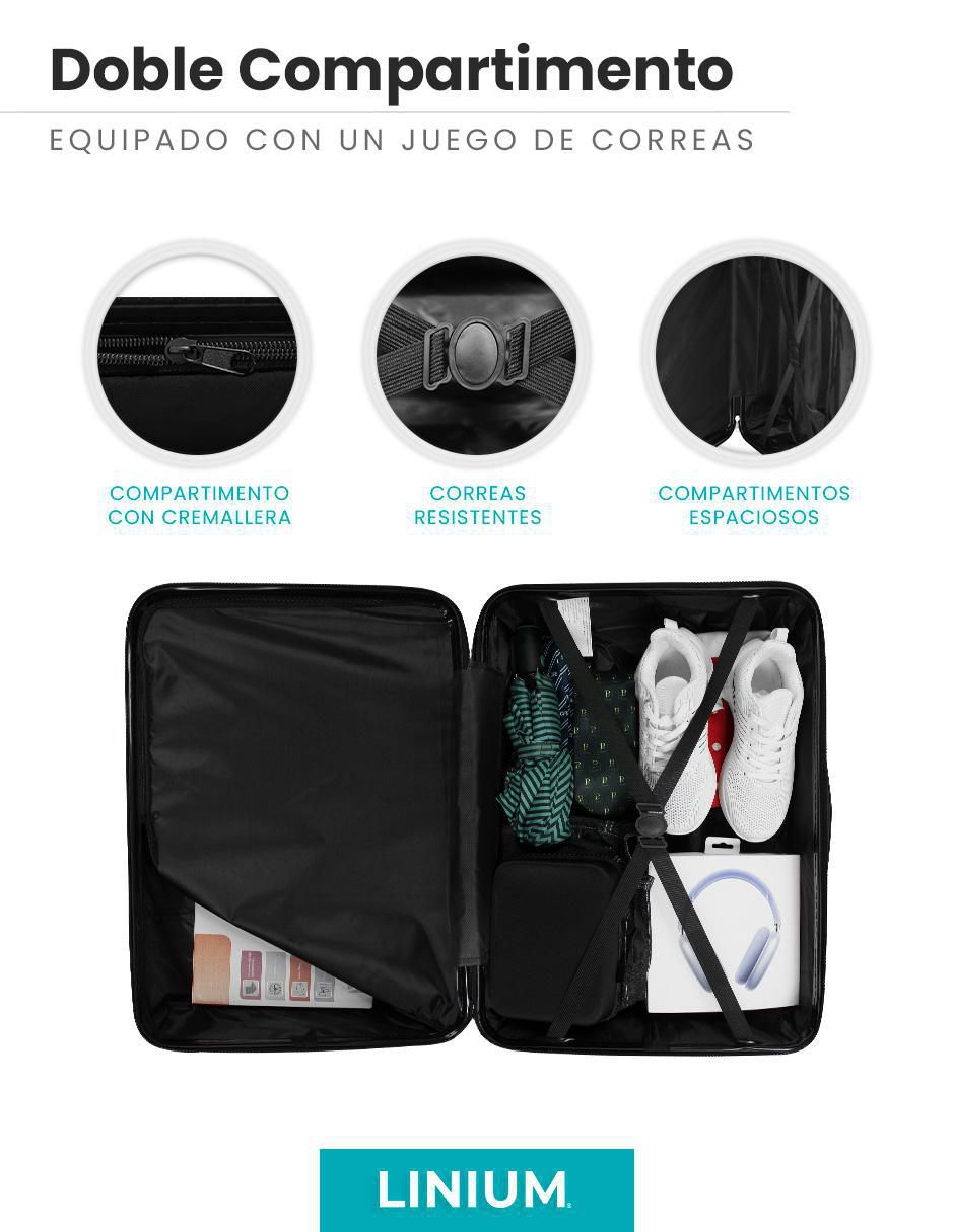 "maleta/set maletas" de viaje linium sin familia