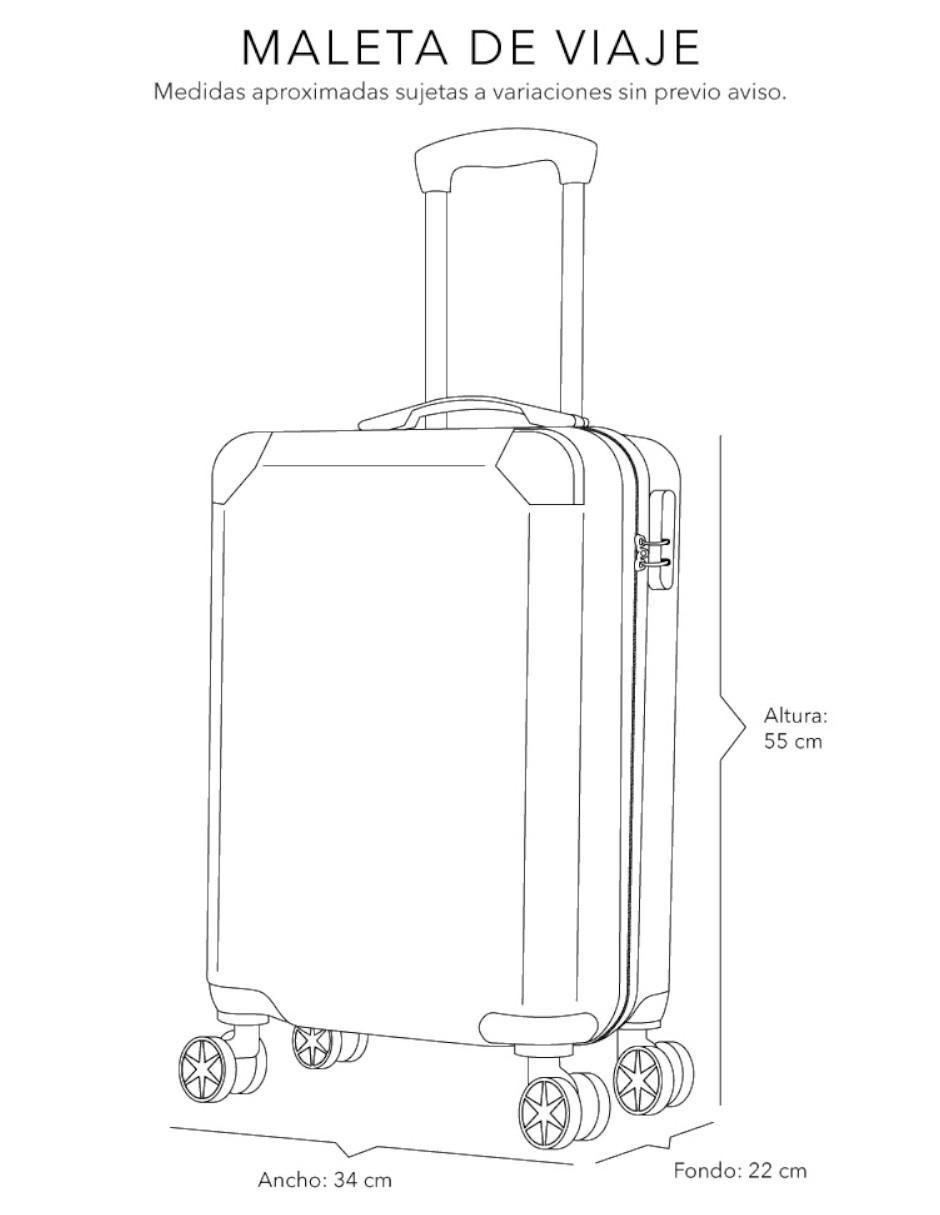 "maleta/set maletas" carry on ross & saks maleta de viaje