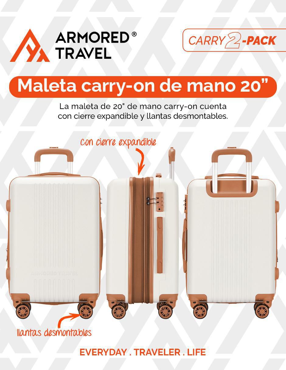 Set maletas carry on 2