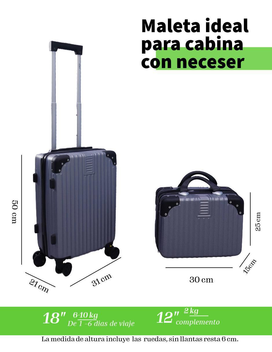 Set maletas carry on jony sin colección o familia