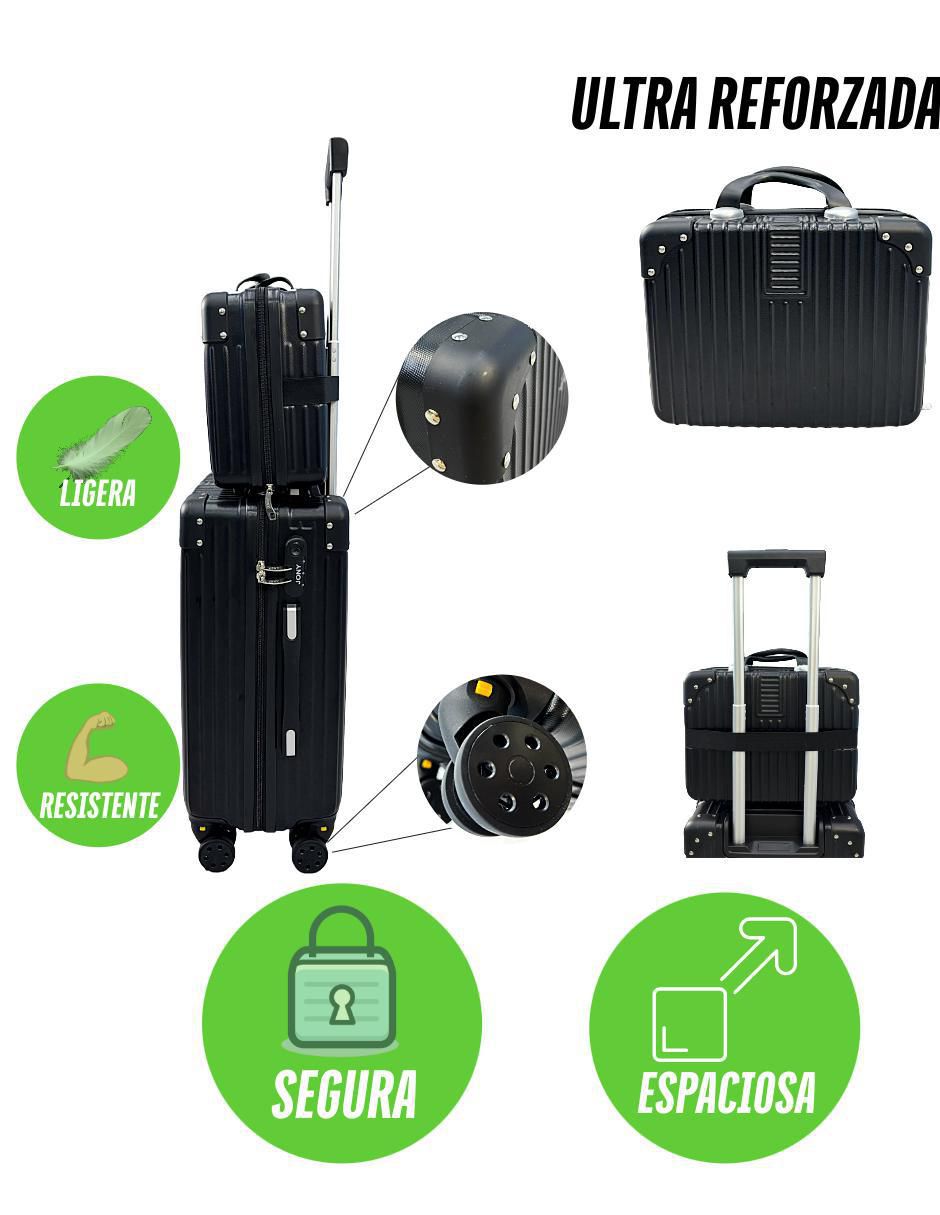 Set maletas carry on 4