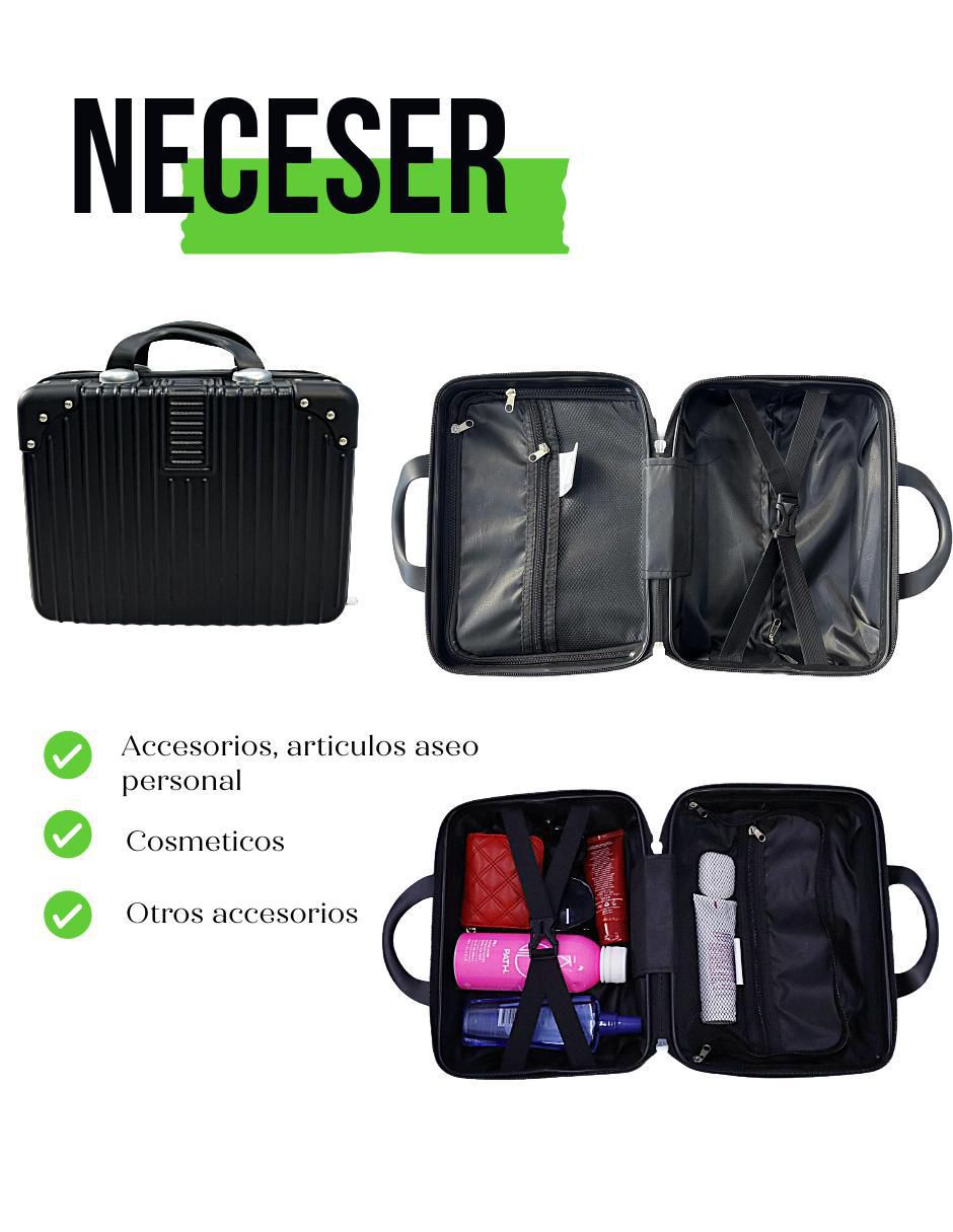 Set maletas carry on 6