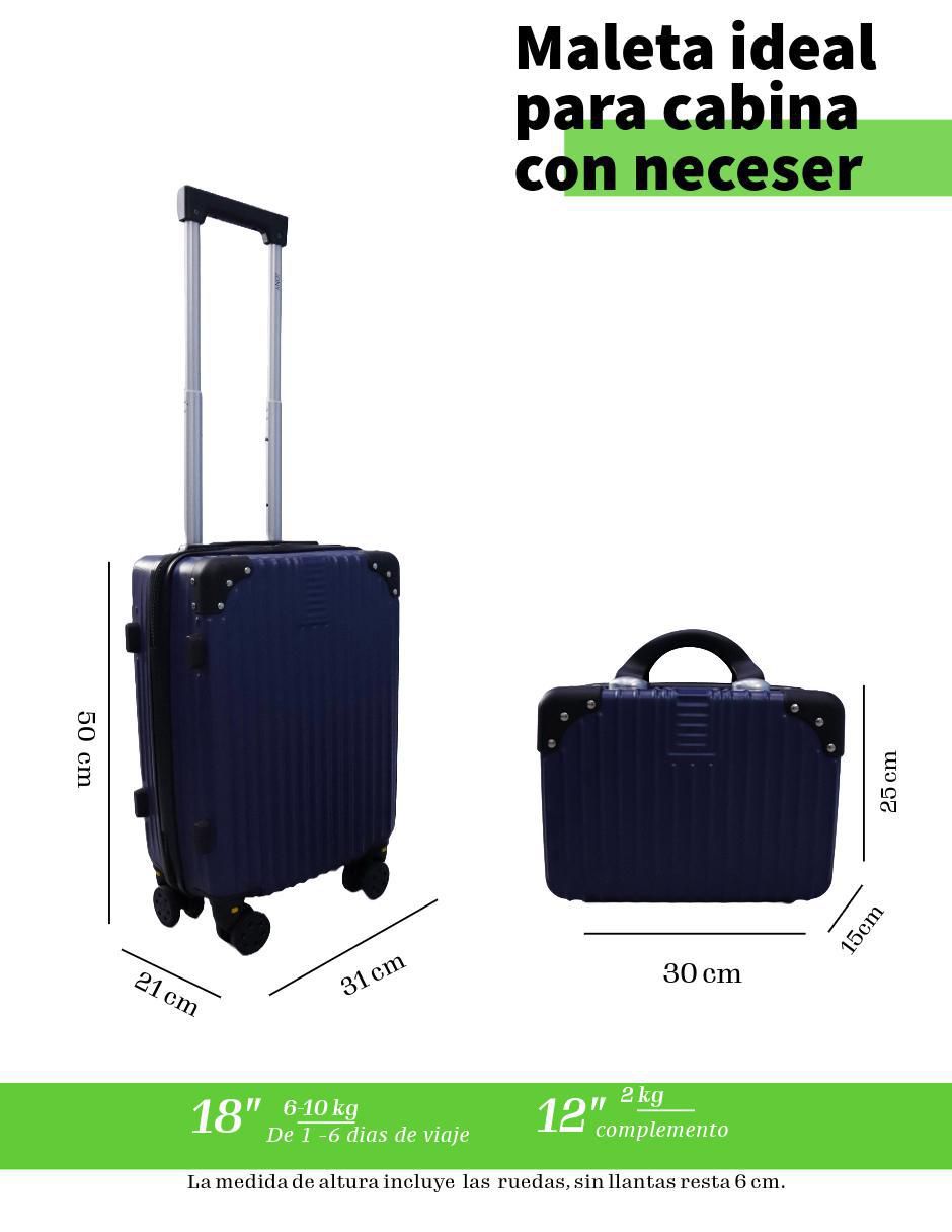 Set maletas carry on 10