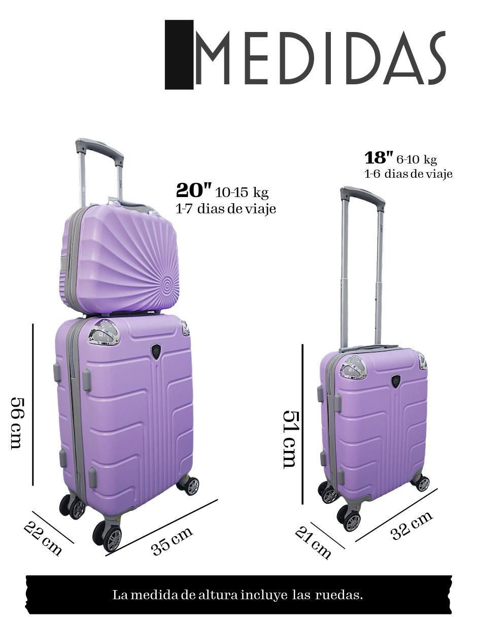 Set maletas de viaje 10