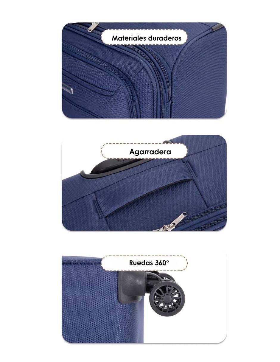 Set maletas con ruedas carry on 4