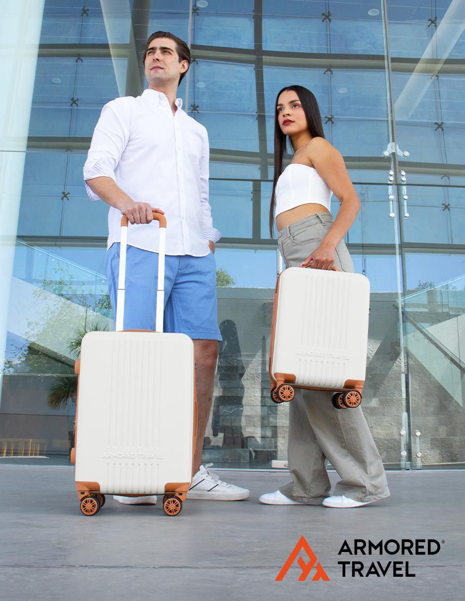 Set maletas de mano armored travel 2 pack llantas desmontables