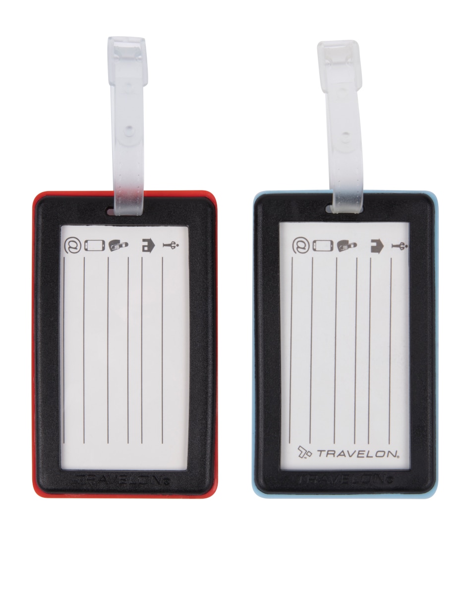 Set de identificadores Safe forma rectangular de PVC 2