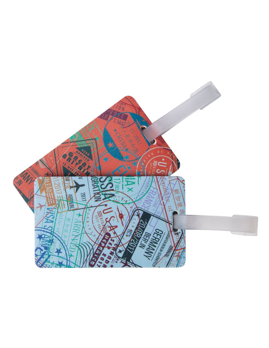 Set de identificadores Safe forma rectangular de PVC 3