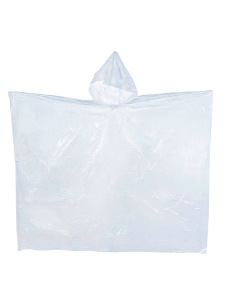 Impermeable desechable de hule