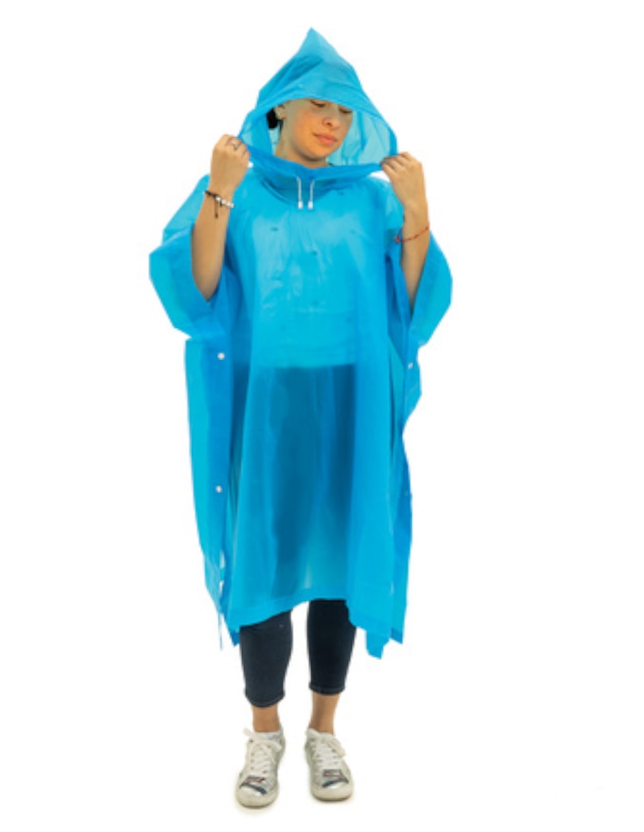 Impermeable desechable de hule 2