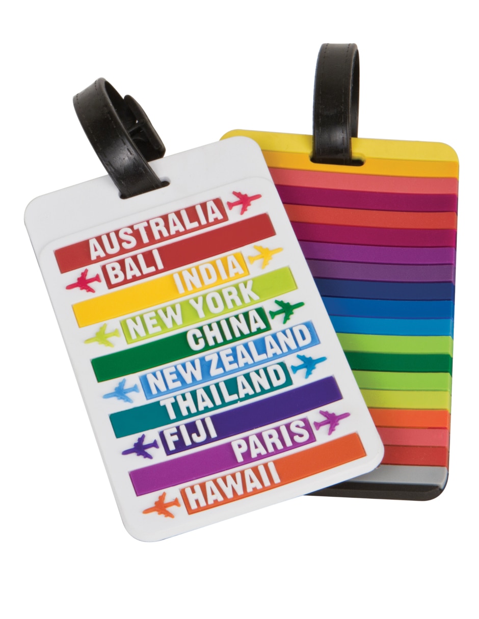 Set de identificadores rectangular de pvc 3