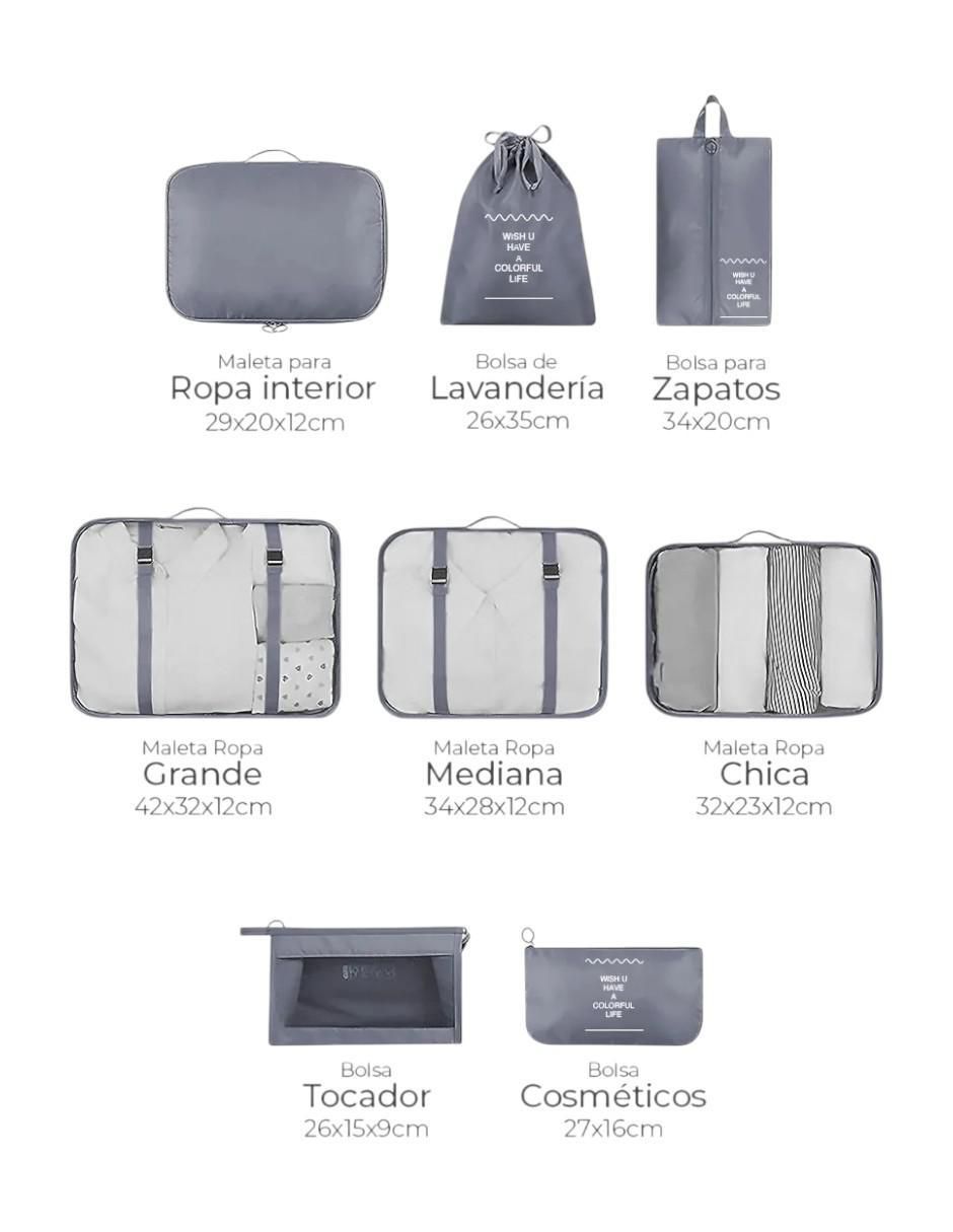 Set bolsa organizadora viaje 4
