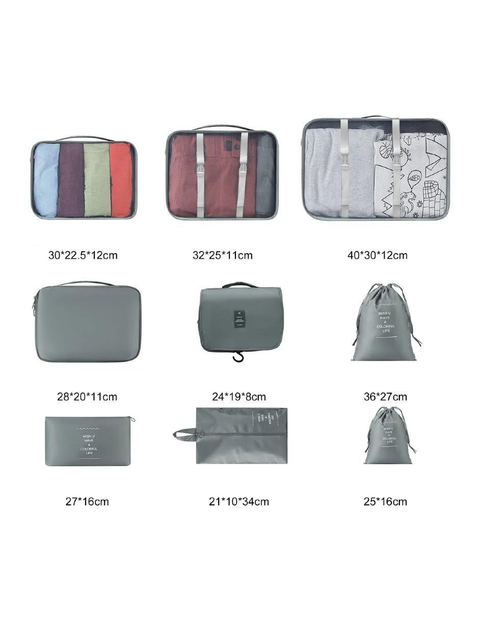 Set bolsa organizadora viaje 3