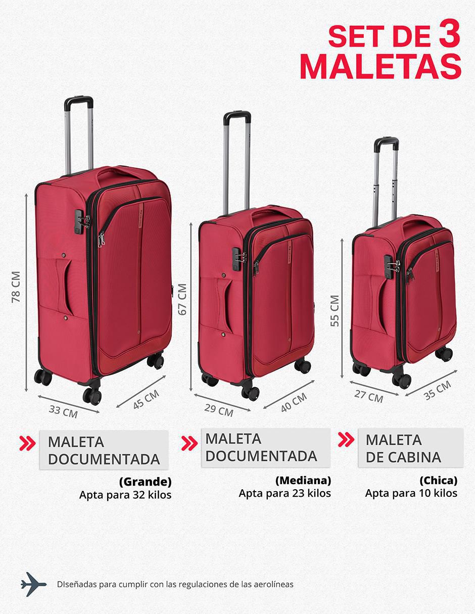 Set maletas de viaje EQ0043-SET 5