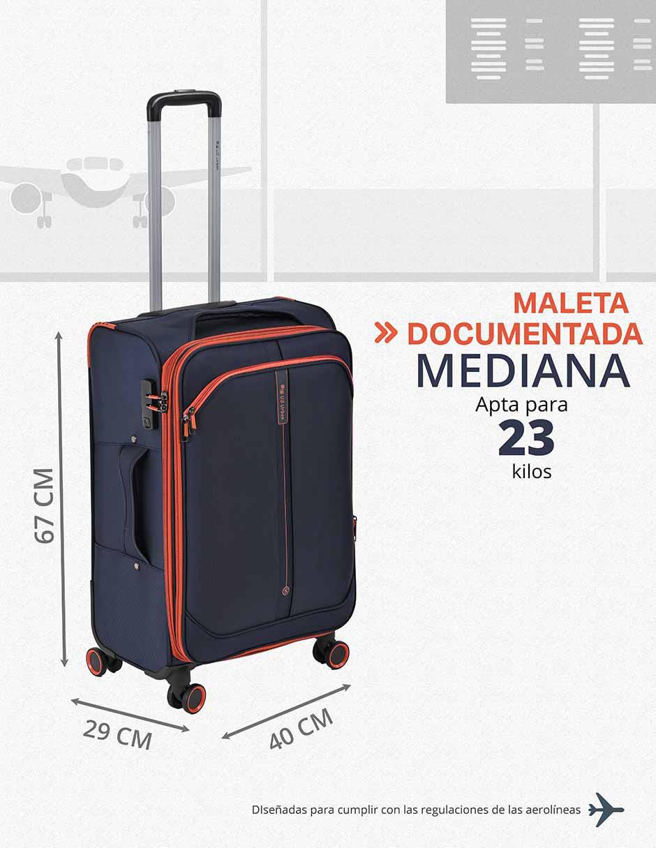 Maleta con ruedas de viaje EQ0043-24 4