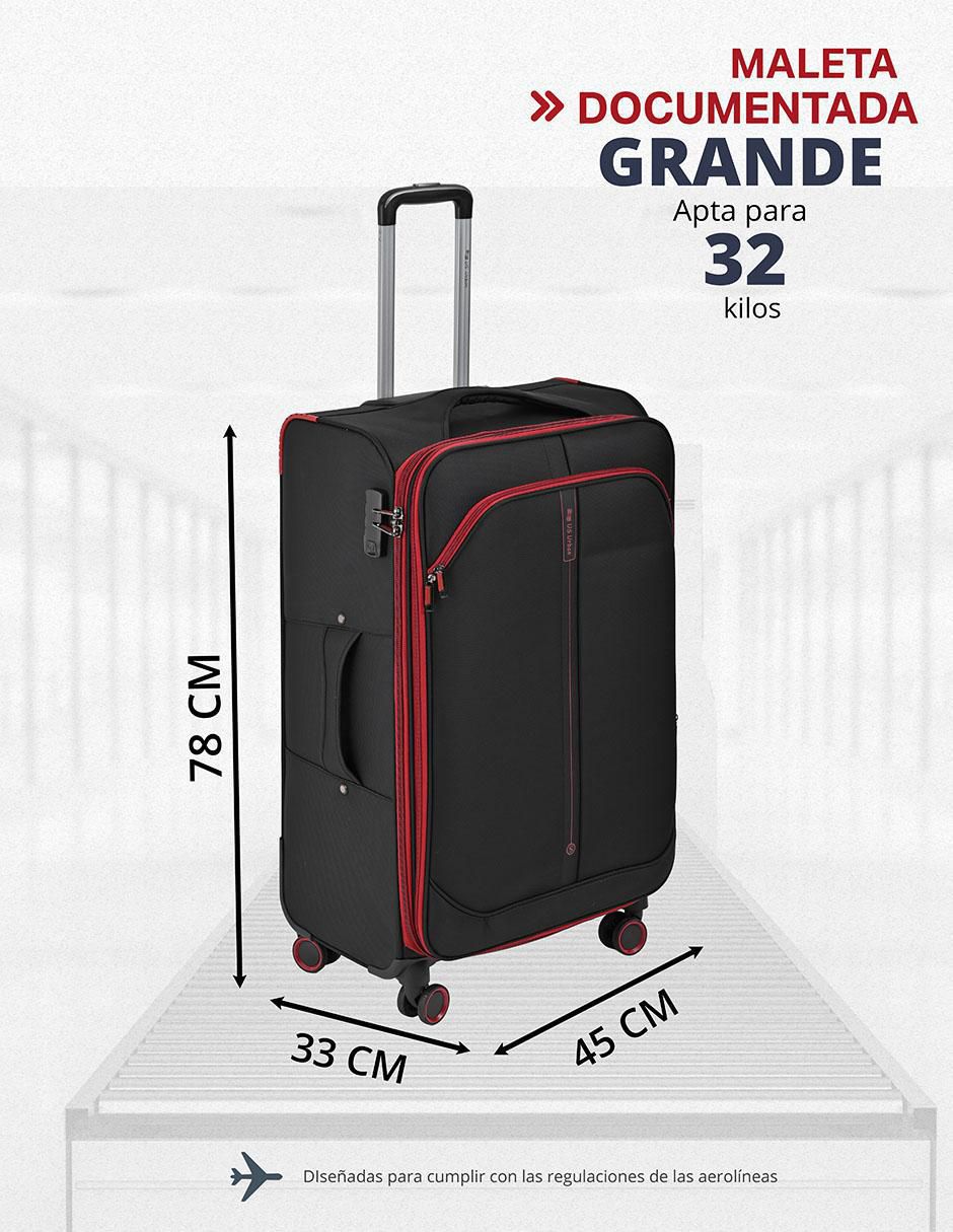 Maleta con ruedas de viaje EQ0043-28 4