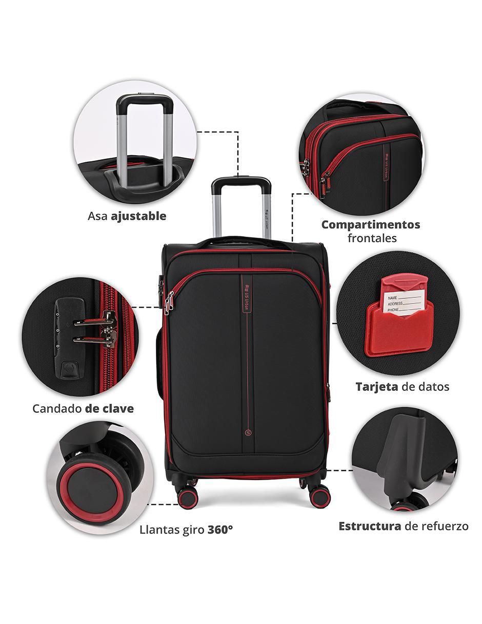 Maleta con ruedas de viaje EQ0043-28 3